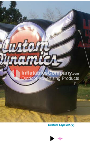 15 foot custom inflatable logo