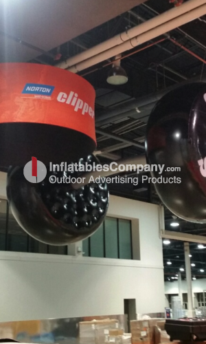 custom trade show inflatable. low cost afordable custom trade show balloon.