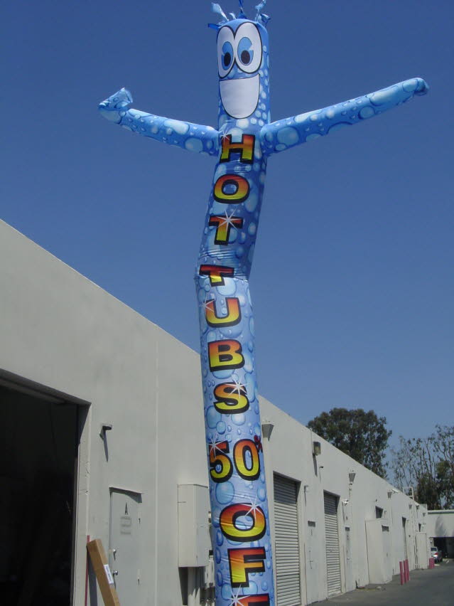 30-Feet Inflatable Advertising Air Flying Wavy Tube Puppet 2 Legged Dancer Guy 