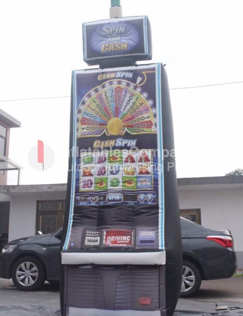 custom inflatable slot machine