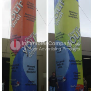 Custom trade show inflatable tower